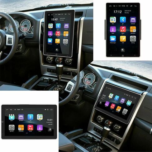 Android 13.0 Rotatable Universal Double Din Car Stereo 10 Inch HD Touch Screen Car Audio Multimedia Receiver with Carplay Android Auto GPS Radio Navigation Bluetooth Camera(2G+32G) in Saudi Arabia