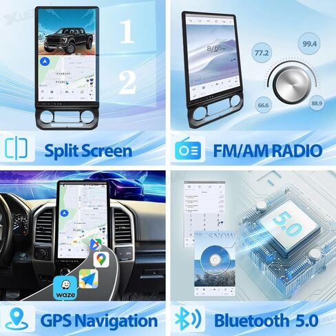 16.8 بوصة راديو السيارة الاندورويد لفورد F150 رابتور 2015 2016 2017 2018 2019 2020 2021 2022 شاشة تعمل باللمس أندرويد السيارات اللاسلكية Carplay نظام تحديد المواقع والملاحة مشغل الوسائط المتعددة رئيس وحدة (SYNC3) in Kuwait