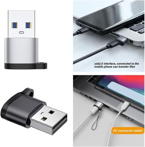 محول USB A إلى USB C، نقل بيانات بسرعة 480 ميجابت في الثانية وشحن 5V2A، يستخدم على نطاق واسع مع الهواتف والأجهزة اللوحية والمزيد in Kuwait