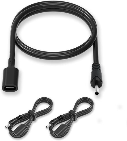 كابل محول USB C بطول 3.28 قدم إلى 3.5 مم × 1.35 مم، كابل طاقة محول العرض مصنوع لجهاز توجيه كاميرا الويب، وكاميرا IP، وفرشاة الأسنان الكهربائية، وشريط إضاءة LED، محمول للاختبار في الهواء الطلق، والاستوديو والسفر in Kuwait