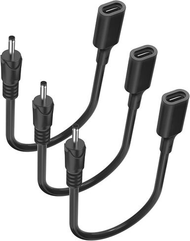 كابل محول USB C بطول 3.28 قدم إلى 3.5 مم × 1.35 مم، كابل طاقة محول العرض مصنوع لجهاز توجيه كاميرا الويب، وكاميرا IP، وفرشاة الأسنان الكهربائية، وشريط إضاءة LED، محمول للاختبار في الهواء الطلق، والاستوديو والسفر in Kuwait