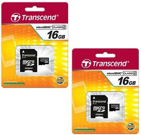UDI RC UDU818A-1 Quadcopter Drone Memory Card 2 x 16GB microSDHC Memory Card with SD Adapter (2 Pack) in Saudi Arabia