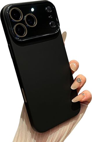 حماية كاملة لعدسات الكاميرا ذات اللون الصلب متوافقة مع حافظة iPhone (النبيذ الأحمر، iPhone 17 Pro Max) in Kuwait