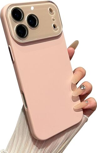 حماية كاملة لعدسات الكاميرا ذات اللون الصلب متوافقة مع حافظة iPhone (النبيذ الأحمر، iPhone 17 Pro Max) in Kuwait