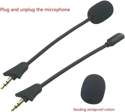 Microphone Replacement 3.5mm Noise Reduction Microphone for ATH-GDL3 ATH-GL3 Gaming Bendable Microphone in Saudi Arabia