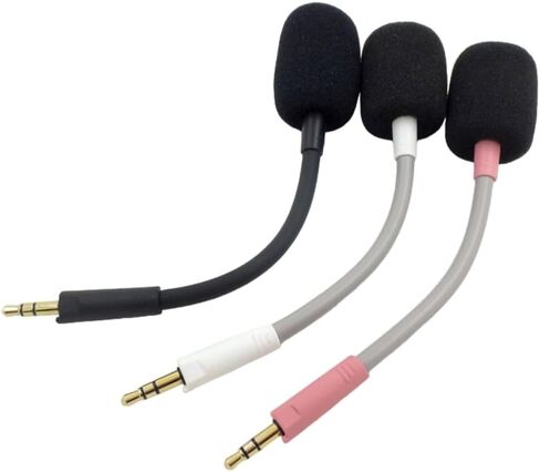 Microphones Replacement Mic for Gamings Headsets, Detachable Headphones Mic Boom in Saudi Arabia