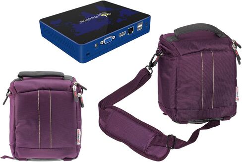 Navitech Purple Mini PC Bag Case Compatible With Beelink S1 Mini PC in Saudi Arabia