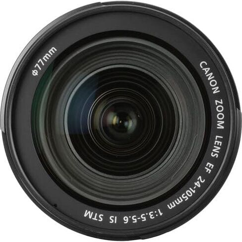 عدسة Canon EF 24-105mm f/3.5-5.6 هي عدسة STM | تكبير قياسي متعدد الاستخدامات مع تثبيت الصورة والتركيز التلقائي السلس لـ STM | رائعة للسفر والتصوير اليومي (9521B002) + حقيبة كتف + بطاقة سعة 64 جيجابايت in Saudi Arabia