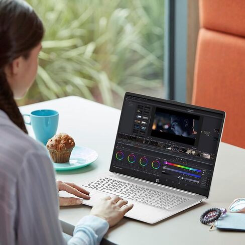 HP 17 Inch Laptop Touchscreen Computer, 17.3" HD+ Touch Screen Business Laptop PC, Intel Core i7, 64GB RAM, 2TB SSD, Windows 11 Pro, Backlit 10-Key, FP in Kuwait