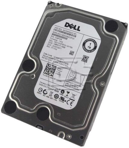 Dell 1TB Enterprise SATA 3.5" Hard Drive For Poweredge R710 R720 R410 R415 R510 R320 R420 R520 With Caddy (Renewed) in Saudi Arabia