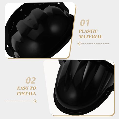 TEHAUX Outdoor Camera Rain Cover Shell Waterproof Security Camera Housing Protective Shield for Outdoor Surveillance Black Weatherproof Dustproof Shade in Saudi Arabia