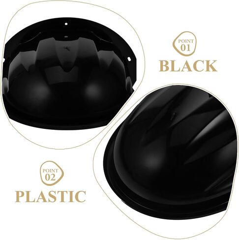 TEHAUX Outdoor Camera Rain Cover Shell Waterproof Security Camera Housing Protective Shield for Outdoor Surveillance Black Weatherproof Dustproof Shade in Saudi Arabia