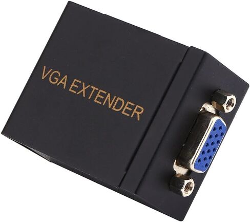 VBESTLIFE RJ45 to VGA Adapter, 60M CAT‑5/6 Replaces VGA Wire RJ45 to VGA Extender Transmitter Receiver Adapter Support IEEE‑568B Standard Ethernet Cable in Saudi Arabia
