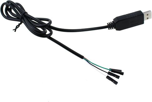 TAODAN USB to TTL Serial 3.3V Adapter Cable TX/RX Signal 4 Pin 0.1 Inch Pitch Female Connector 1m Electronics Computers Accessories in Saudi Arabia