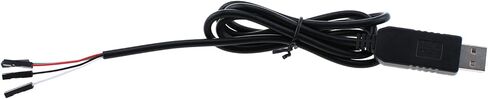 TAODAN USB to TTL Serial 3.3V Adapter Cable TX/RX Signal 4 Pin 0.1 Inch Pitch Female Connector 1m Electronics Computers Accessories in Saudi Arabia