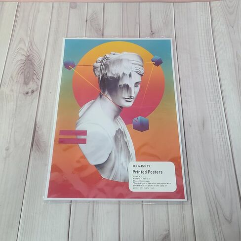 DXGJSNYC Printed posters – Retro gradient color block decorative painting, the ideal choice to enhance the style of your space. in Saudi Arabia