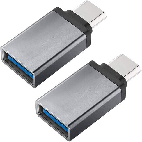 محول USB C إلى Micro USB، موصل تحويل من النوع C أنثى إلى Micro USB ذكر يدعم مزامنة بيانات الشحن متوافق مع Samsung Galaxy S7 S7 Edge وNexus 5 6 وأجهزة Micro USB قطعتان in Kuwait