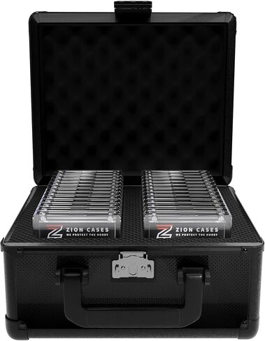 حالات Zion Case Slab Case 2 صف بطاقة متدرجة؛ علبة اللوحة الأصلية للبطاقات المصنفة؛ يناسب ألواح بطاقات التداول المتدرجة PSA وBGS وHGA وCSG؛ الحل المثالي لتخزين السفر؛ (مكعب أحمر) in Saudi Arabia