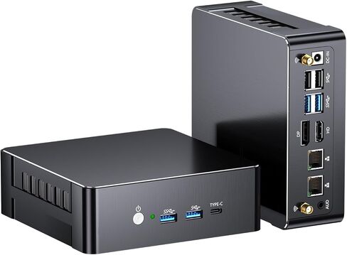 Thdeukoty Mini PC i9-12900H 14C/20T، 64G DDR5 RAM 1T SSD، كمبيوتر مكتبي صغير Windows 11 Pro (TPM2.0)، شاشة ثلاثية DP/HDMI/Type-C، WiFi 6E Bluetooth5.3 للمنزل/الأعمال in Kuwait