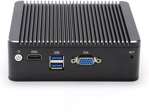 كمبيوتر صغير لجهاز جدار الحماية، Inter Celeron N2940 4 نوى و4 خيوط، 4 * شبكة LAN I210، دعم 1 * DDR3، دعم 1 * SATA solt، 1 * فتحة MSATA، كمبيوتر مكتبي صناعي (لا يوجد ذاكرة وصول عشوائي ولا SSD) in Kuwait