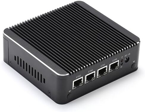 كمبيوتر صغير لجهاز جدار الحماية، Inter Celeron N2940 4 نوى و4 خيوط، 4 * شبكة LAN I210، دعم 1 * DDR3، دعم 1 * SATA solt، 1 * فتحة MSATA، كمبيوتر مكتبي صناعي (لا يوجد ذاكرة وصول عشوائي ولا SSD) in Kuwait