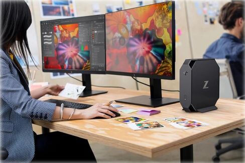 كمبيوتر مكتبي HP Z2 Mini G4 Workstation، Core i7-8700T 3.2 جيجا هرتز، ذاكرة الوصول العشوائي 8 جيجا، 256 جيجا SSD، الماوس ولوحة المفاتيح، منافذ العرض، Windows 11 Pro (متجدد) in Kuwait