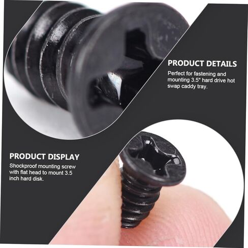 BESPORTBLE 100pcs 3.5-inch Hard Disk Drive Screws PC Case Replacement Screws Computer Accessory for Hard Drive Hot Swap and Computer Component Maintenance in Saudi Arabia