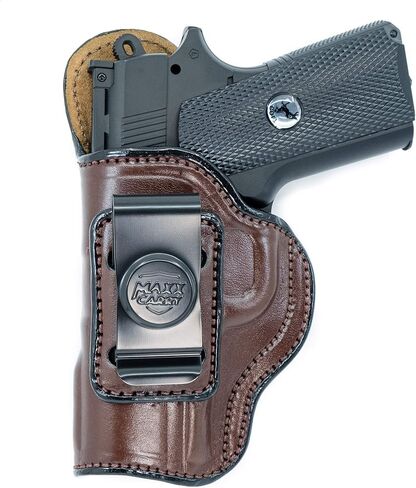 Maxx Carry داخل الحافظة الجلدية لحزام الخصر لـ Kimber 1911 3". حافظة IWB مع مشبك إخفاء للحمل. in Kuwait