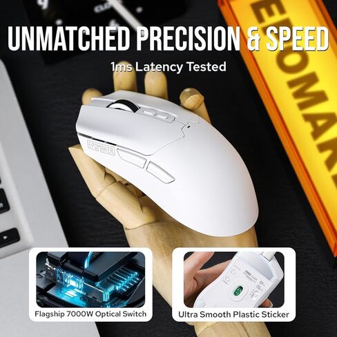EPOMAKER TH108 PRO Full Size Mechanical Keyboard with Screen & Knob+Click Gaming Mouse Wireless 2.4Ghz/Bluetooth/Type-C in Saudi Arabia