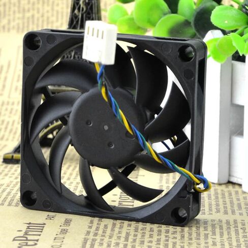 جديد لمروحة تبريد وحدة المعالجة المركزية بدون فرشاة من Delta DC AFB0712HHB 0.45A 4-Wire 70x70x15mm in Kuwait