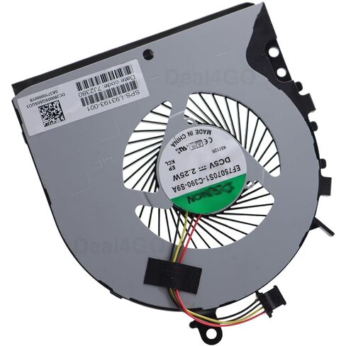Deal4GO مروحة تبريد وحدة المعالجة المركزية 812682-001 بديلة لـ HP Envy 15-AE 15-AH M6-P M6-AE151DX 15-AE116TX 15T-AE in Kuwait