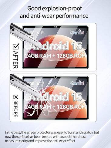 واقي شاشة لجهاز Frameflow P10_A Android 15 مقاس 10.1 بوصة، مضاد للخدش 9H حساس للمس، حواف مستديرة 2.5D خالية من الفقاعات، سهل التركيب، عبوتان. in Kuwait