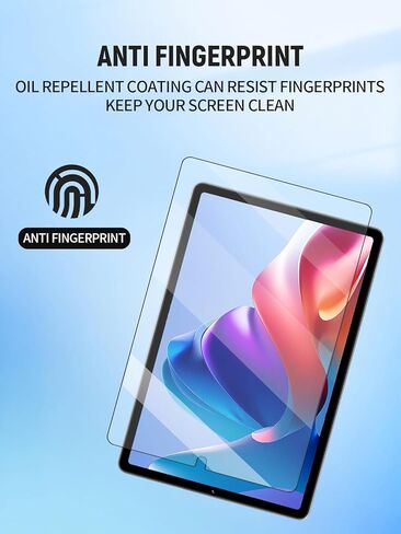 واقي شاشة لجهاز BNCF Bpad Mini SE Android Tablet 8.7 بوصة، طبقة زجاجية مقواة مضادة للخدش 9H سهلة التركيب، بدون فقاعات، عبوتان in Kuwait
