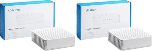 Hitron CODA56 Multi-Gigabit DOCSIS 3.1 Modem | 2.5 Gbps Max Internet Speeds | Certified with Xfinity, Charter Spectrum, Cox | 10x Faster Than DOCSIS 3.0 | 2.5 Gbps Ethernet Cable Modem ONLY in Saudi Arabia