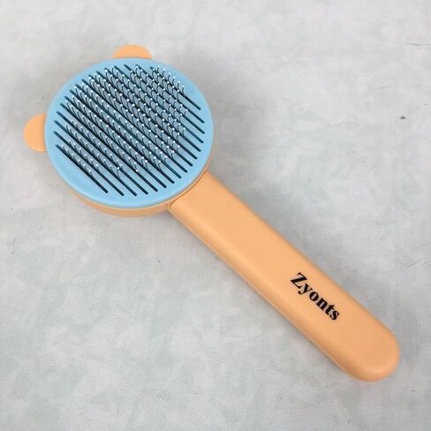 Zyonts Pet brushes – Gentle Deshedding & Detangling Brush for Dogs & Cats, Comfortable Handle, Safe & Effective Fur Care in Saudi Arabia