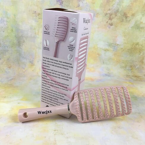 Wucjxx Combination hair brush and comb – Breathable hair detangling tool, gently cares for the scalp in Saudi Arabia