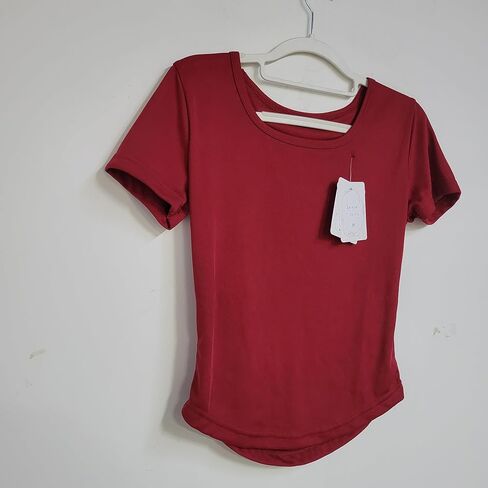 Lei è Lei T-shirts Red Women T-Shirt - Premium Soft Cotton, Slim Fit, Casual Everyday Tee for Women in Saudi Arabia