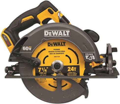DEWALT FLEXVOLT 60V MAX* Circular Saw with Brake, 7-1/4-Inch, Tool Only (DCS578B) in Saudi Arabia
