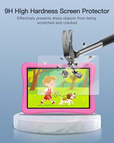 Screen Protector for SVITOO P10PKIDS Android 14 Kids Tablet 10 inch, 9H Hardness Tempered Glass for SVITOO P10PKIDS Kids Tablet Anti-Scratch, Bubble Free, HD Clarity in Saudi Arabia