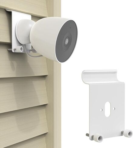 Vinyl Siding Mount Compatible with Google Nest Cam Outdoor Battery 2nd Generation Security Camera (White) in Saudi Arabia