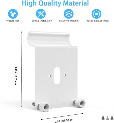 Vinyl Siding Mount Compatible with Google Nest Cam Outdoor Battery 2nd Generation Security Camera (White) in Saudi Arabia