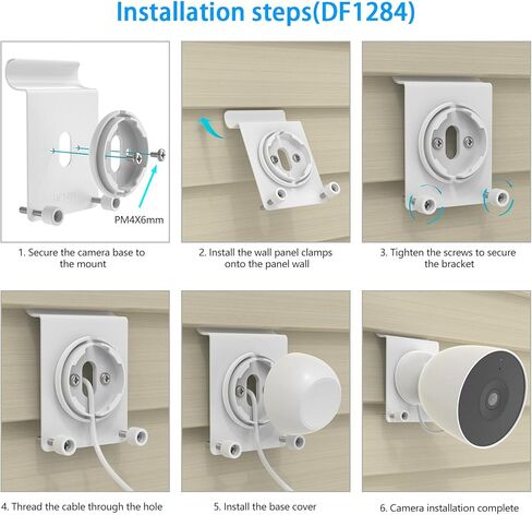Vinyl Siding Mount Compatible with Google Nest Cam Outdoor Battery 2nd Generation Security Camera (White) in Saudi Arabia