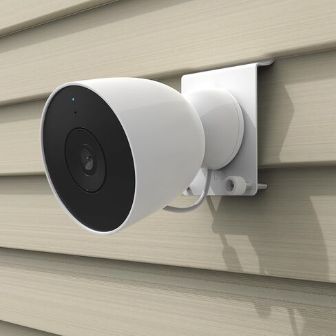 Vinyl Siding Mount Compatible with Google Nest Cam Outdoor Battery 2nd Generation Security Camera (White) in Saudi Arabia