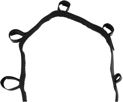 KUDES 2 Pack Vehicle Fishing Rod Holder for Car 5 Rod Capacity Adjustable 86.6 Inches Length Easy Install Fishing Car Rod Carrier Belt Strap for SUV Wagons Van in Saudi Arabia