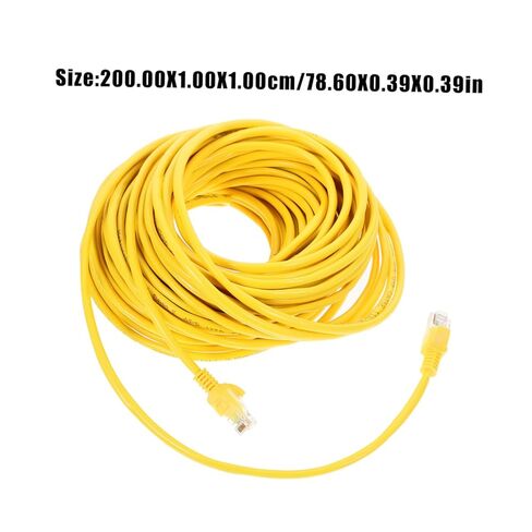 20m High-Speed Cat Ethernet Cable Networking Cord Stylish Design for Home Computers Routers Fast Data Transfer Secure Connection Easy to Identify in Saudi Arabia