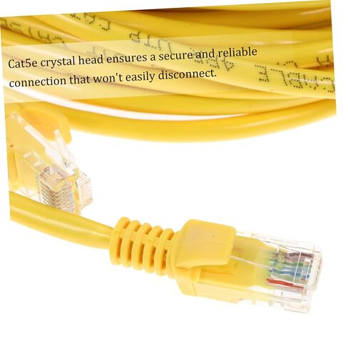 20m High-Speed Cat Ethernet Cable Networking Cord Stylish Design for Home Computers Routers Fast Data Transfer Secure Connection Easy to Identify in Saudi Arabia