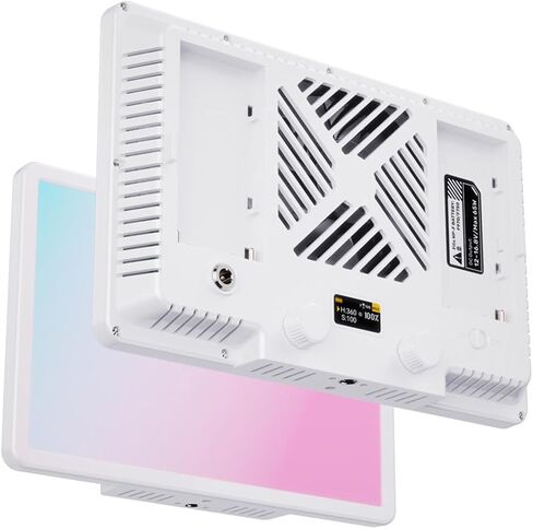Gugxiom 100W RGB LED Video Light with 20800mAh Battery Handle, App Control 2500K 9900K Bi Color Panel, CRI 95+ Studio Lighting Kit for Photography, Softbox Included in Saudi Arabia