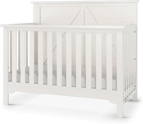 Forever Eclectic Woodland 4-in-1 Convertible Baby Crib, Brushed Truffle in Saudi Arabia