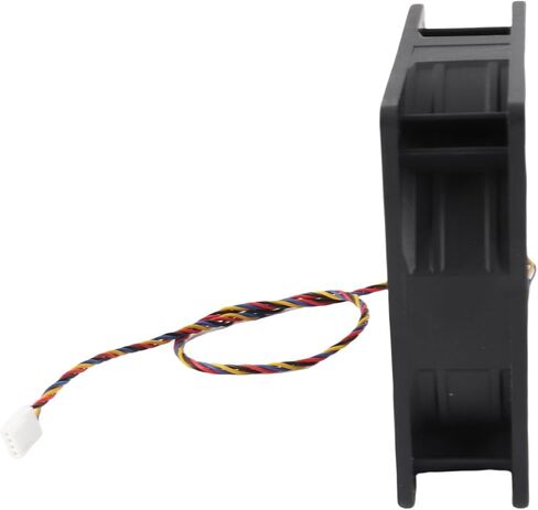 CHICIRIS 12 سم مروحة تبريد سوداء عالية السرعة 6000 دورة في الدقيقة 12 فولت 2.7A 4pin FG DC بدون فرشاة PWM مروحة حافظة كمبيوتر لخوادم الكاميرا، مادة ABS in Kuwait