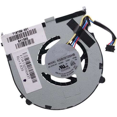 مروحة تبريد وحدة المعالجة المركزية Deal4GO 753716-001 716736-001 بديلة للكمبيوتر اللوحي HP EliteBook Revolve 810 G2 G3 G1 in Kuwait